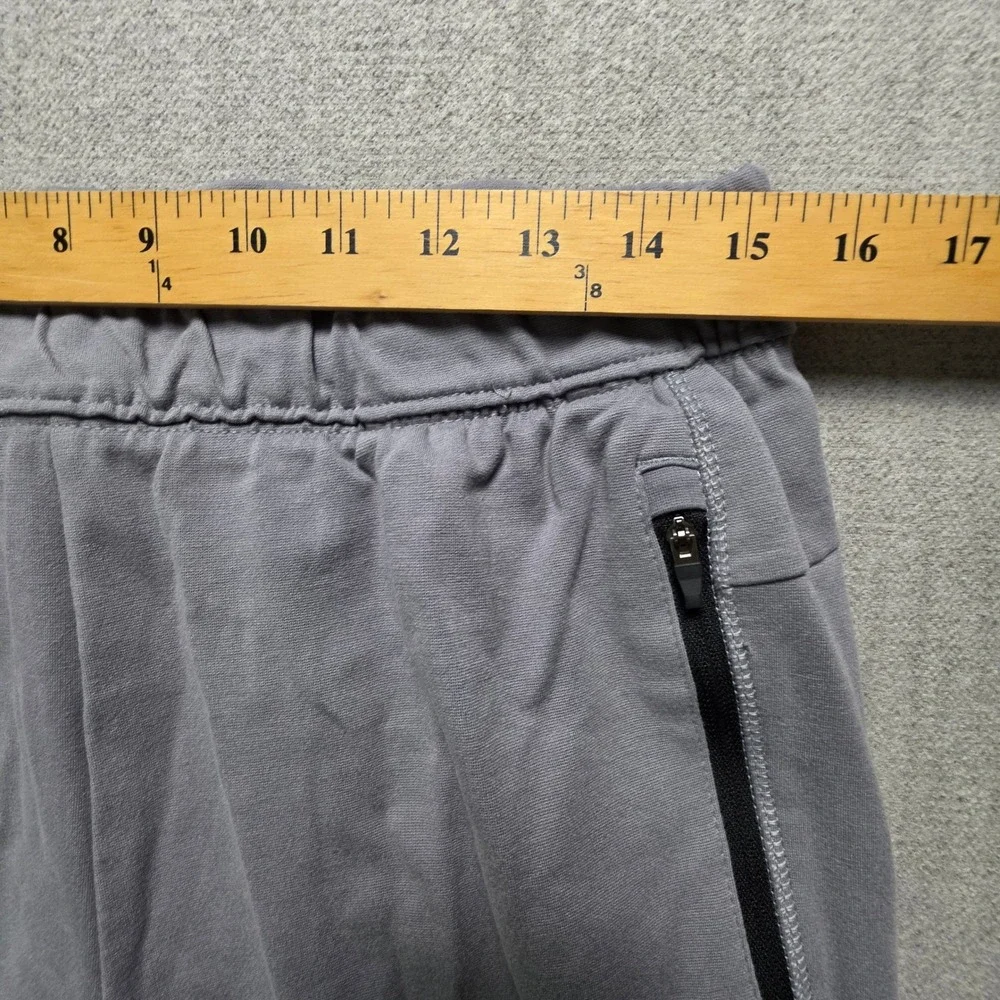 Russell Athletic Pants Mens L Grey Zipper Pockets Tapered Joggers